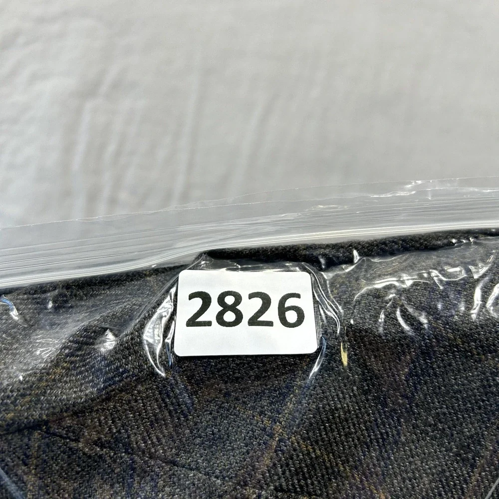 Joseph & Feiss Blazer Mens‎ 42S Brown Plaid Lambswool Suit Sport Coat Jacket